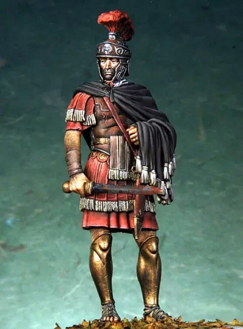 1/24 75mm Resin Figure Model Kit Roman Warrior Centurion Unpainted Unassambled