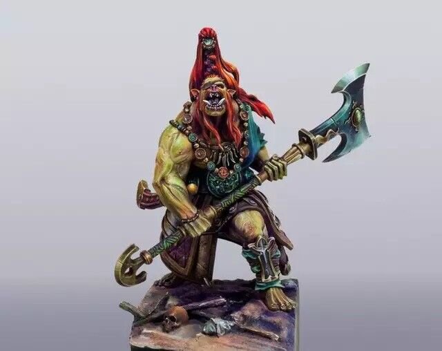 1/24 75mm Resin Figure Model Kit Orc Warrior no Base Unpainted Unassambled