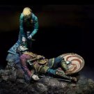 1/32 54mm Resin Figure Model Kit Wounded Husband After Fight Miniature Unpainted
