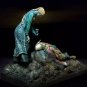 1/32 54mm Resin Figure Model Kit Wounded Husband After Fight Miniature Unpainted