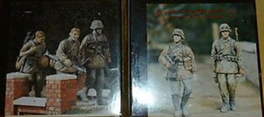 1/35 Resin Figure Model Kit Soldiers on Duty WWII WW2 Unassambled Unpainted