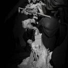 1/24 Resin Figure Model Kit Sexy Girl SuperHero Black Widow Sniper Unpainted