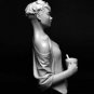 1/9 110mm Resin Figure Model Kit BUST Modern Sexy Girl Drinks Coffee Unpainted