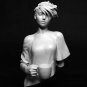 1/9 110mm Resin Figure Model Kit BUST Modern Sexy Girl Drinks Coffee Unpainted