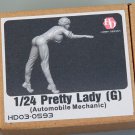 1/24 Resin Figure Model Kit Sexy Girl Female Speed Racing (no car) Unpainted