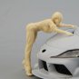 1/24 Resin Figure Model Kit Sexy Girl Female Speed Racing (no car) Unpainted