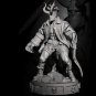1/24 75mm Resin Figure Model Kit Warrior Demon SuperHero Hellboy Unpainted