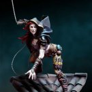 1/24 75mm Resin Figure Model Kit Sexy Girl Female Assassin Ninja Unpainted