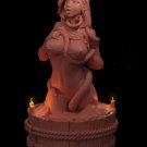 95mm BUST Resin Figure Model Kit Sexy Girl Female and Snake Unpainted Unassamble