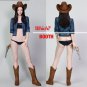 1/12 Resin Figure Model Kit Modern Sexy Girl Western Wild West Unpainted