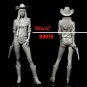 1/12 Resin Figure Model Kit Modern Sexy Girl Western Wild West Unpainted