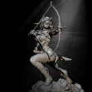 1/24 Resin Figure Model Kit Sexy Girl Tribe Mountain Archer Shooter Unpainted