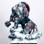1/20 Resin Figure Model Kit Warrior Dwarf and Wolf Unpainted Unassambled