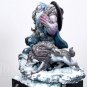 1/20 Resin Figure Model Kit Warrior Dwarf and Wolf Unpainted Unassambled
