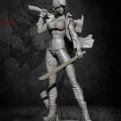 1/24 Resin Figure Model Kit Sexy Girl Female Jason Woman Unpainted Unassambled
