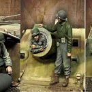 1/35 Resin Figure Model Kit US Soldiers Tank Crew WWII Unpainted Unassambled