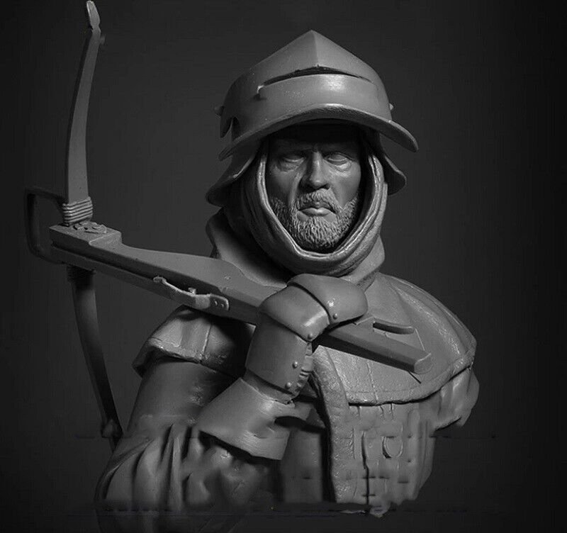 1/10 BUST Resin Figure Model Kit Crossbowman City Guard Unpainted Unassambled