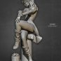 50mm Resin Figure Model Kit Modern Sexy Girl Christmas Photoshoot Unpainted