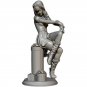 50mm Resin Figure Model Kit Modern Sexy Girl Christmas Photoshoot Unpainted