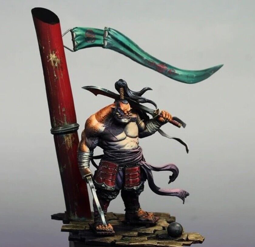 70mm Resin Figure Model Kit Orc Warrior Warcraft Unpainted Unassambled