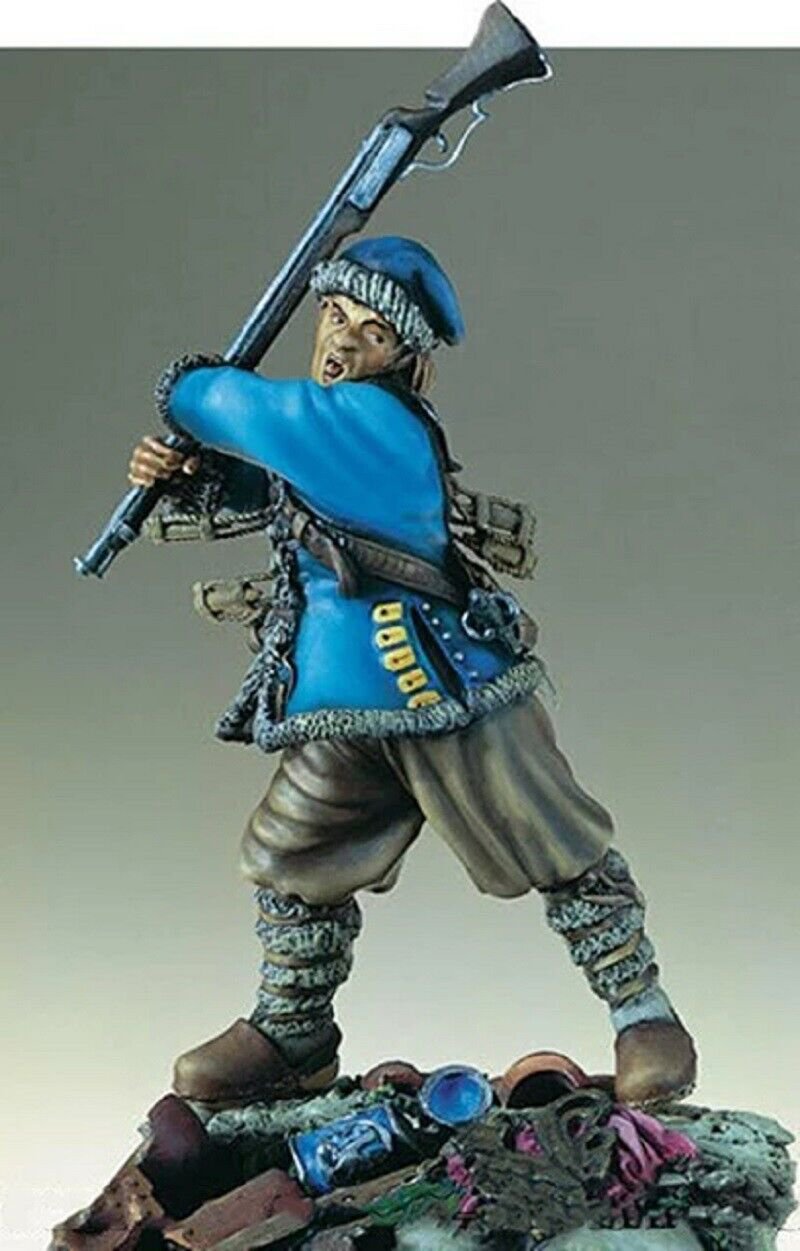 1/18 90mm Resin Figure Model Kit Swedish Soldier Musketeer Unpainted Unassambled