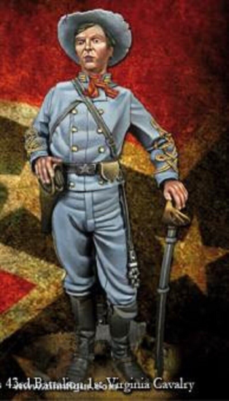 72mm Resin Figure Model Kit American Civil War Soldier Unpainted Unassambled