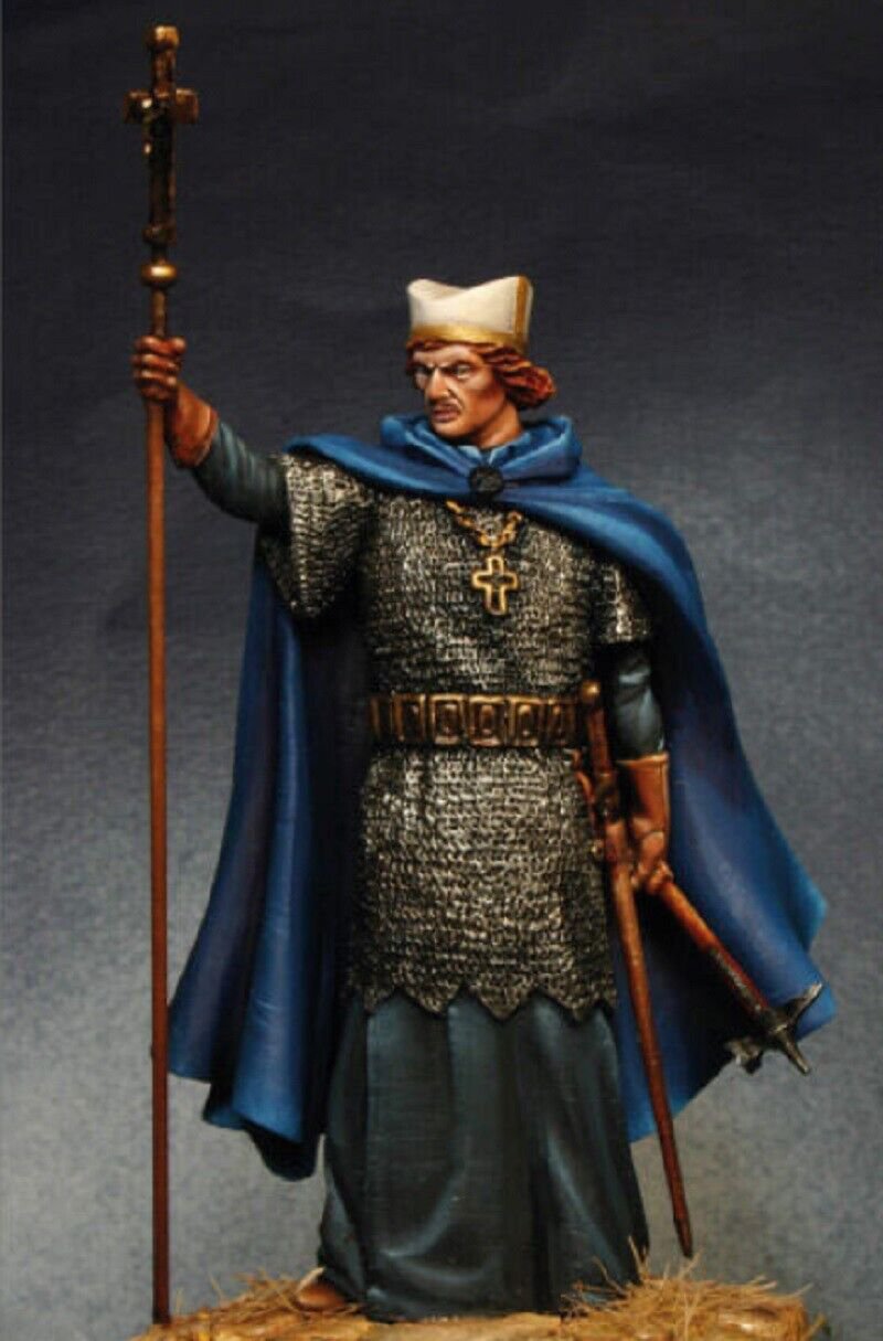 1/24 75mm Resin Figure Model Kit Catholic Bishop Priest Unpainted Unassambled