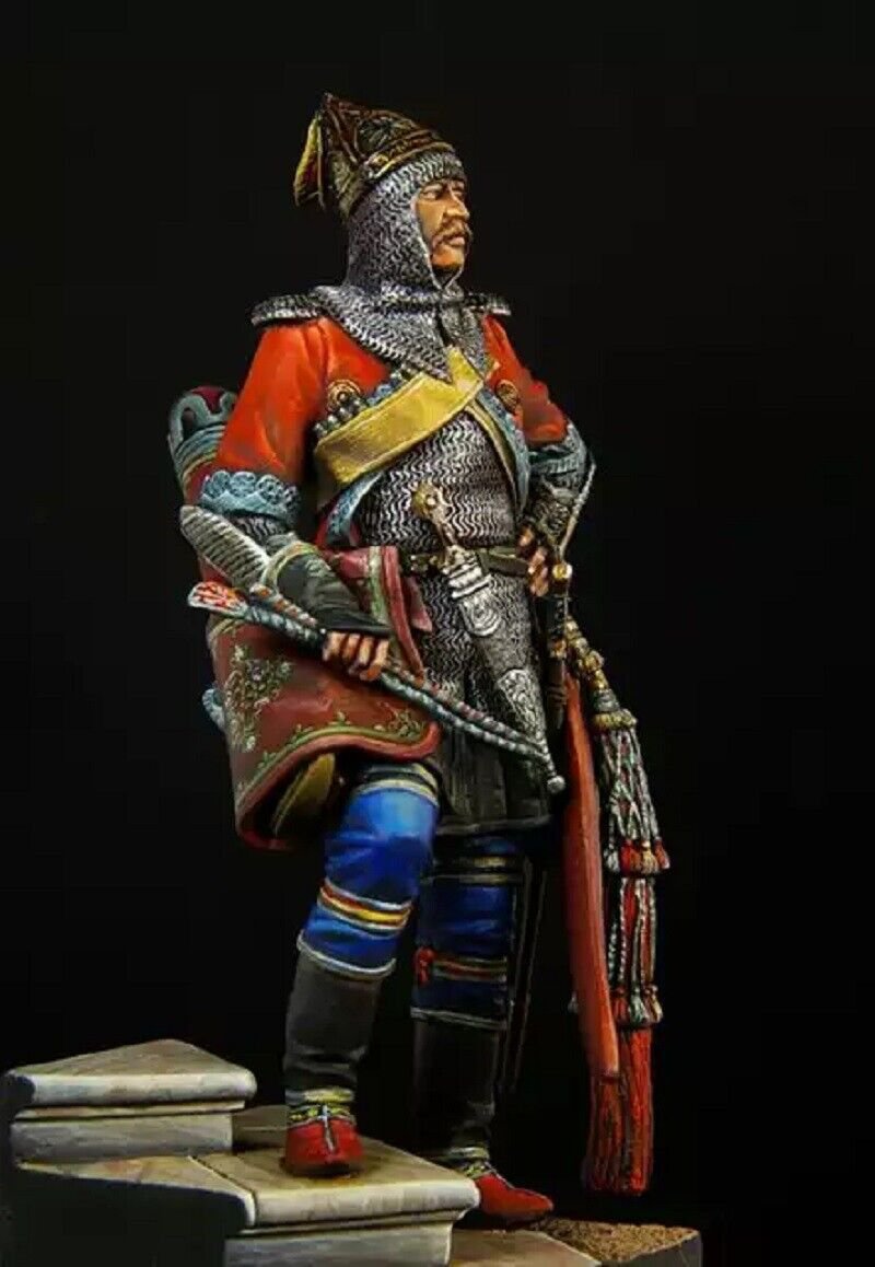 1/24 75mm Resin Figure Model Kit Russian Prince Royal Archer Unpainted Unassambl