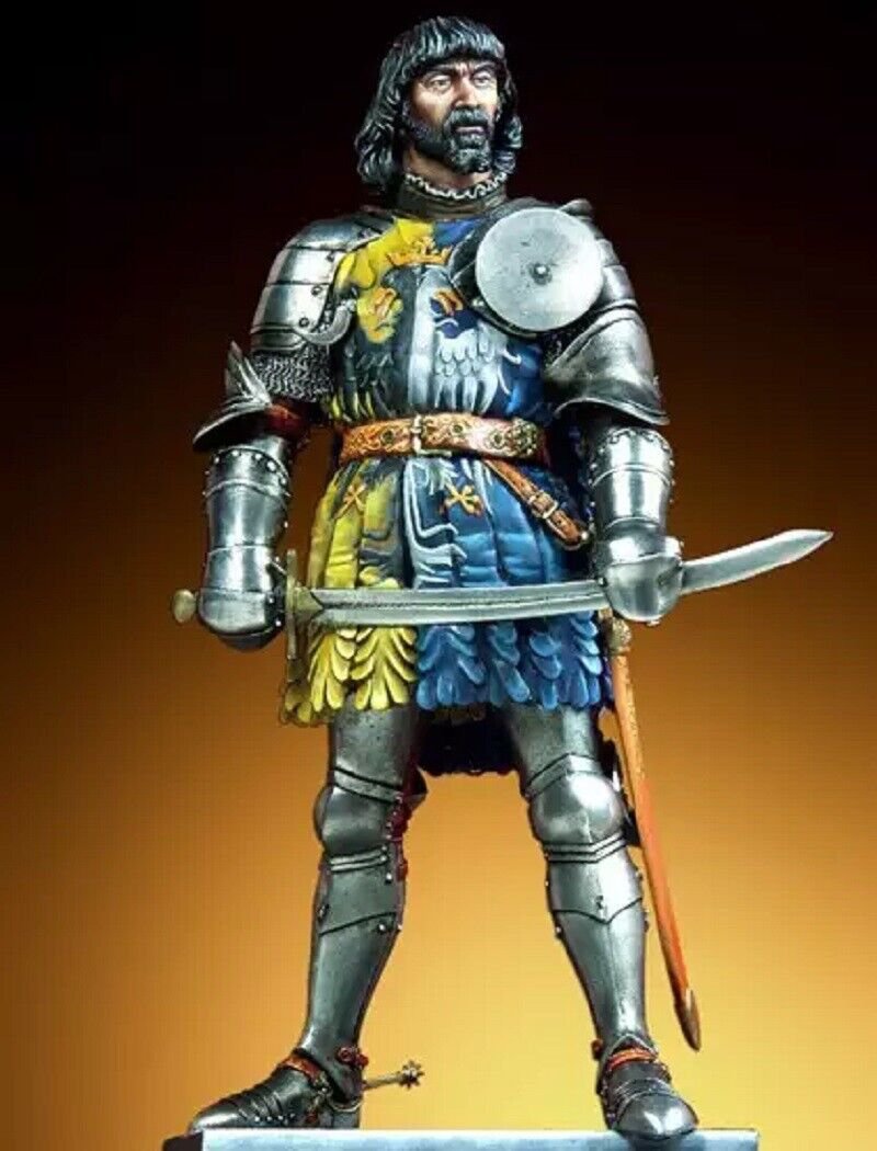 1/18 90mm Resin Figure Model Kit Italian Knight Warrior Unpainted Unassambled