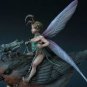 54mm Resin Figure Model Kit Fairy on the Sparrow (WITH TREE NO BASE) Unpainted