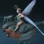 54mm Resin Figure Model Kit Fairy on the Sparrow (WITH TREE NO BASE) Unpainted