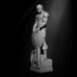 1/24 75mm Resin Figure Model Kit SuperHero Captain America Unpainted Unassambled