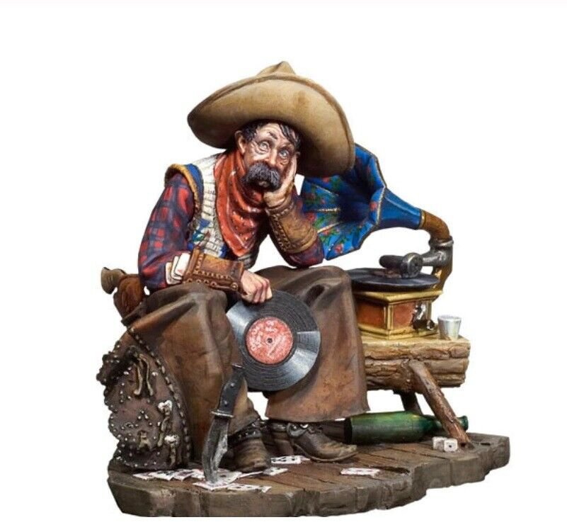 1/32 54mm Resin Figure Model Kit Old Shooter Wild West Unpainted Unassambled