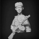 1/10 BUST Resin Figure Model Kit Soviet Soldier Machine Gunner WWII Unpainted