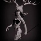 1/10 BUST Resin Figure Model Kit Sexy Girl Female Protector of the Forest Unpain