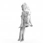 1/24 Resin Figure Model Kit Sexy Girl Female Squirrel Bun Unpainted Unassambled