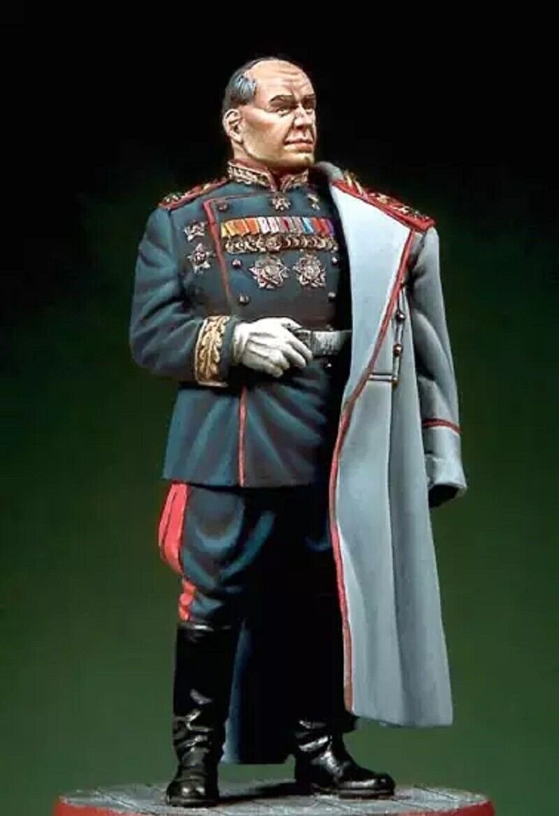1/32 Resin Figure Model Kit Soviet Marshal Zhukov WWII Unpainted Unasambled