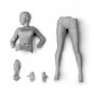 1/20 Resin Figure Model Kit Sexy Girl Female Speed Car Racing Unpainted Unassamb