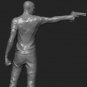 1/16 115mm Resin Figure Model Kit Shooter Speed Car Racing Unassambled Unpainted