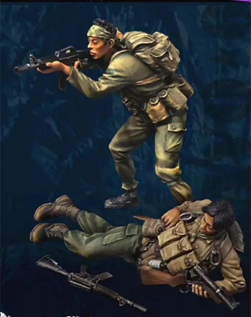 1/35 Resin Figure Model Kit Vietnam War Vietnam Soliers Unpainted Unassambled