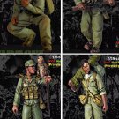 1/35 4pcs Resin Figure Model Kit Vietnam War Vietnam Soliers Unpainted Unassambl