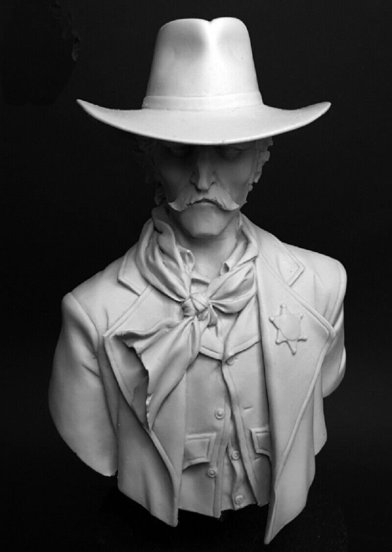 85mm Resin Figure Model Kit Sheriff Wild West Unpainted Unassambled