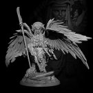 1/24 75mm Resin Figure Model Kit Warrior Winged God Unpainted Unassambled