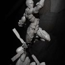 1/24 Resin Figure Model Kit Warrior SuperHero Black Panther Unpainted Unassamble