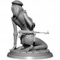 1/18 Resin Figure Model Kit Sexy Girl German Officer WWII Unpainted Unassambled