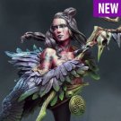 1/12 BUST Resin Figure Model Kit Sexy Girl Female Enchantress Raven Unpainted