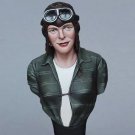 1/10 BUST Resin Figure Model Kit Girl Female Pilot Unpainted Unassambled