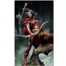 1/32 54mm Resin Figure Model Kit Sexy Girl Fantasy Archer Unasembled Unpainted