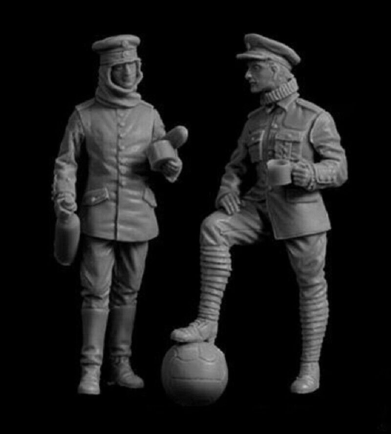 1/35 Resin Figure Model Kit German and British Soldiers Infantry WWI Unpainted