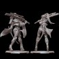 1/35 Resin Figure Model Kit Sexy Girl Female CyberPunk Unpainted Unassambled